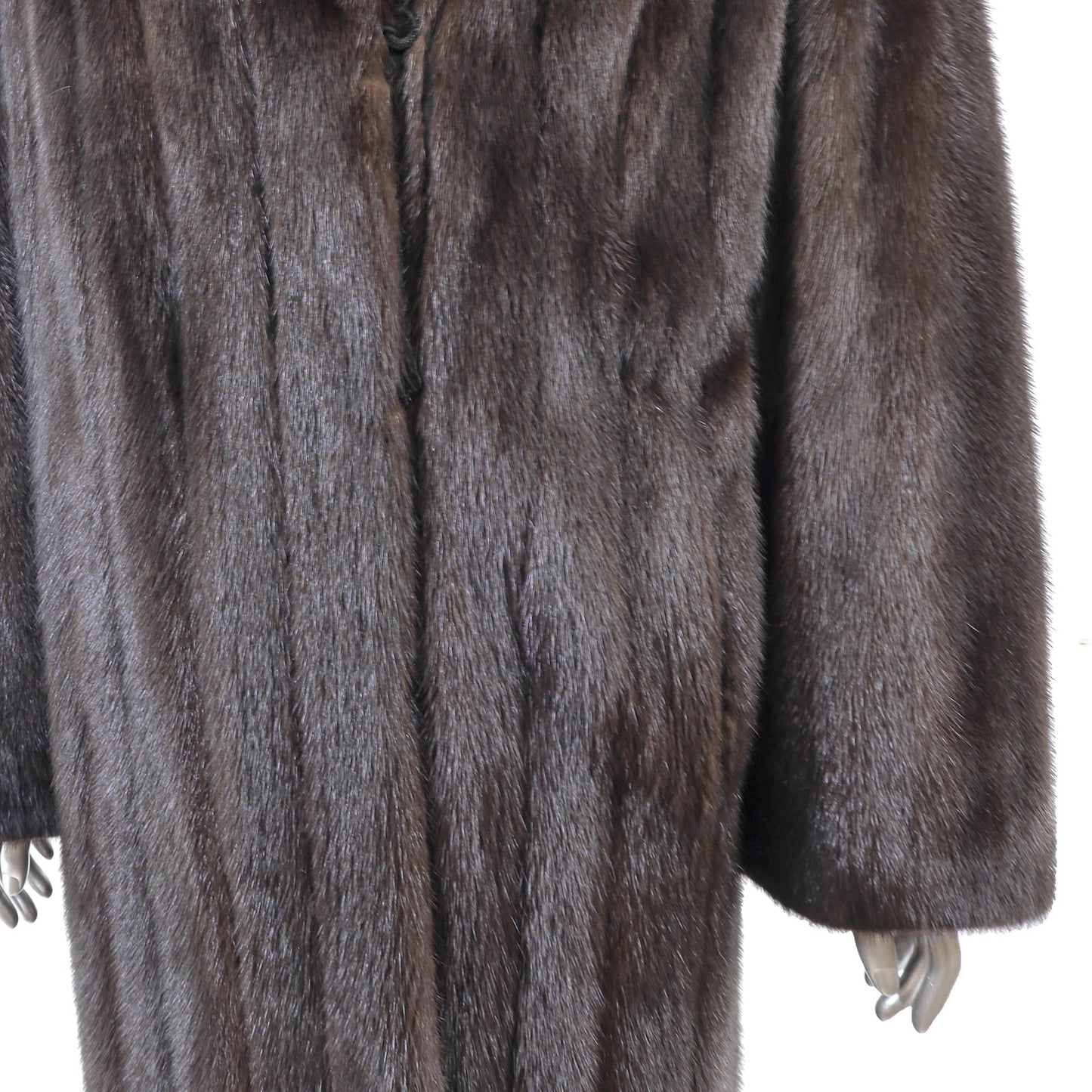 Brown Mink Coat- Size M