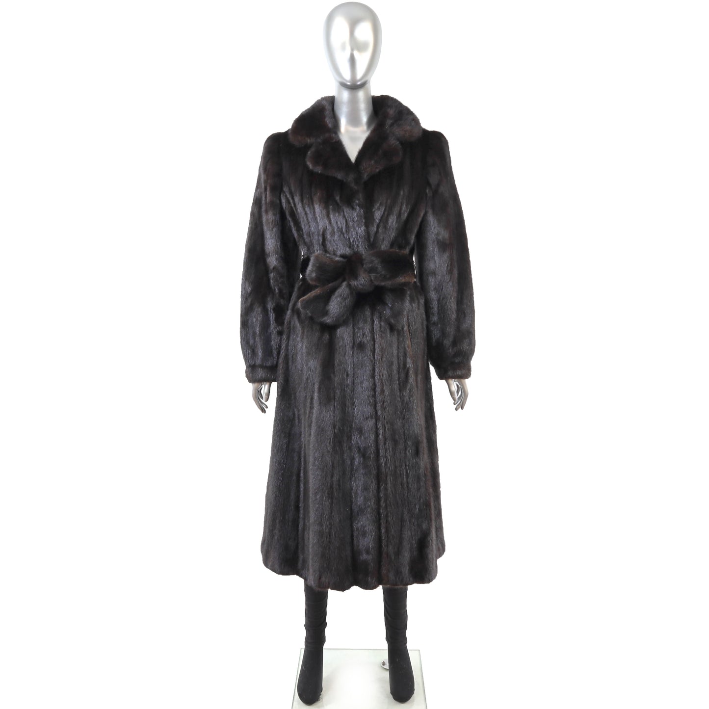 Dark Brown Mink Coat- Size S