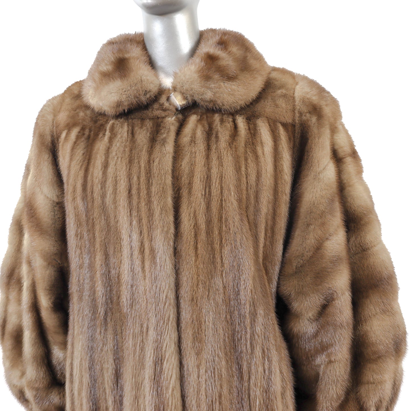 Brown Mink Coat- Size XL