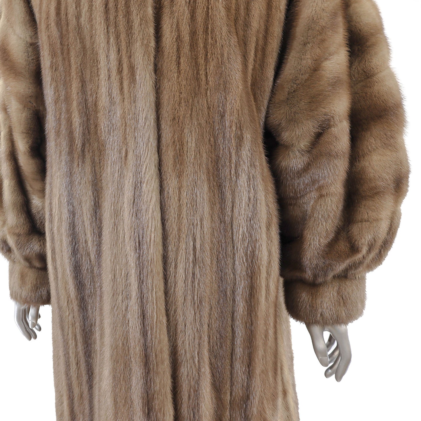 Brown Mink Coat- Size XL