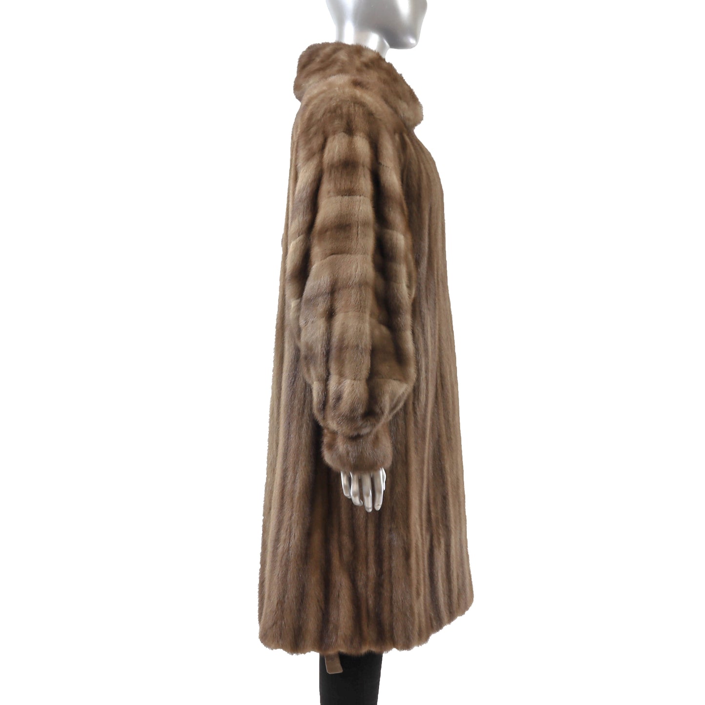 Brown Mink Coat- Size XL