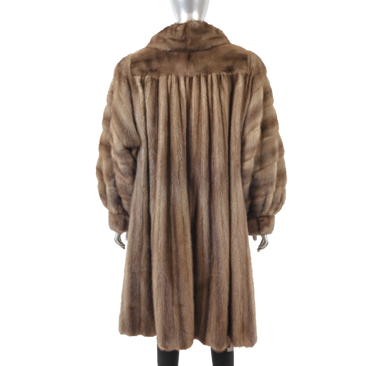 Brown Mink Coat- Size XL