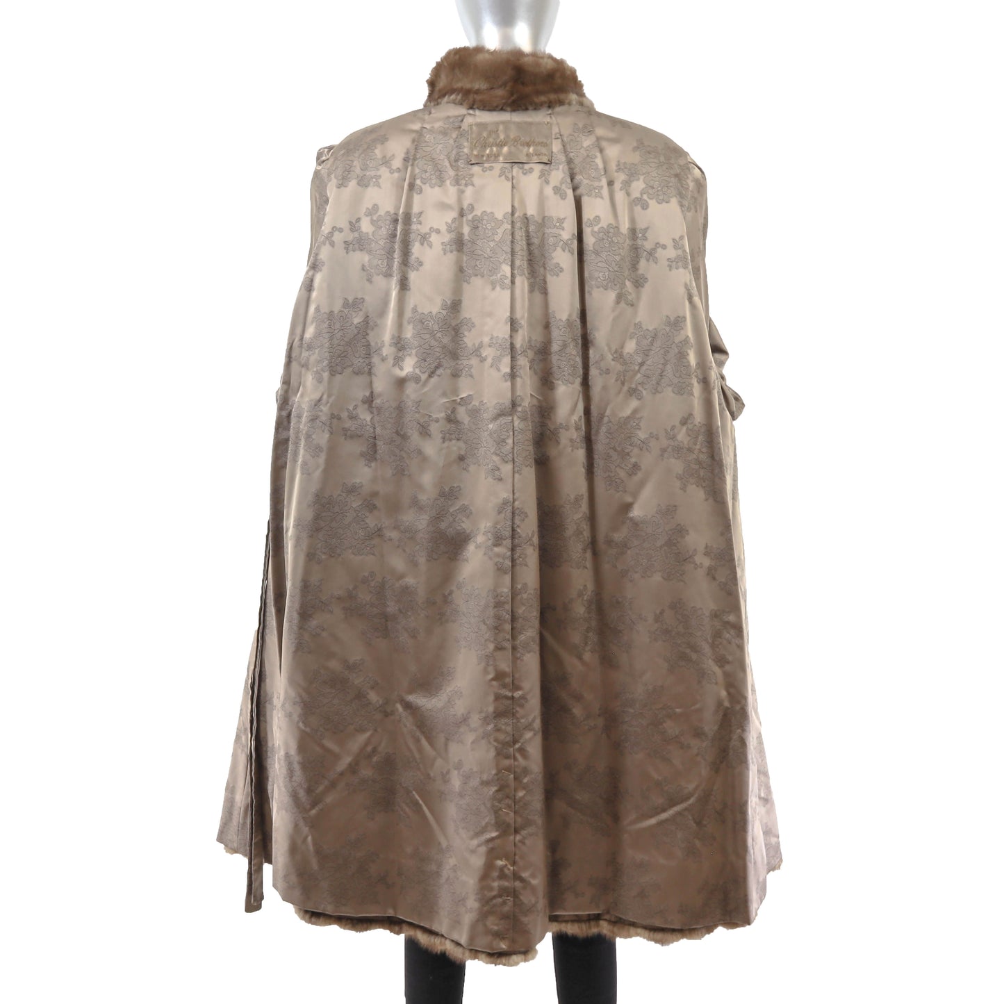 Brown Mink Coat- Size XL
