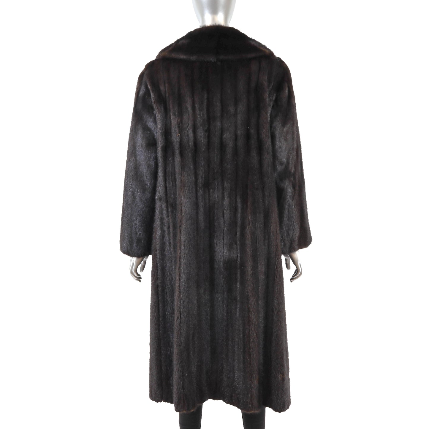 Black Mink Coat- Size M