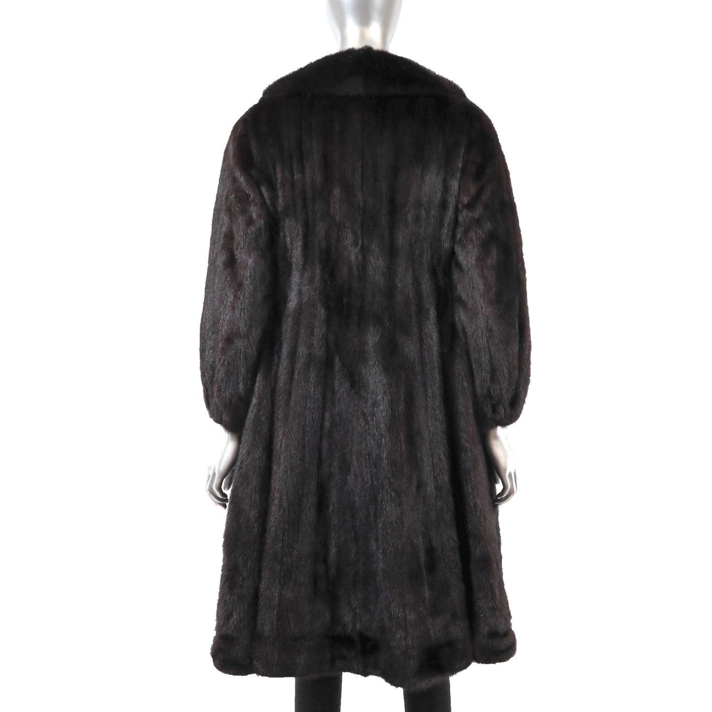 Dark Brown Mink Coat- Size XS