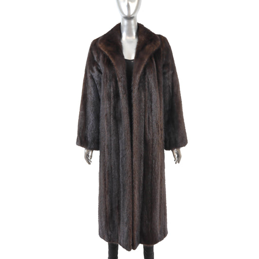 Brown Mink Coat- Size S