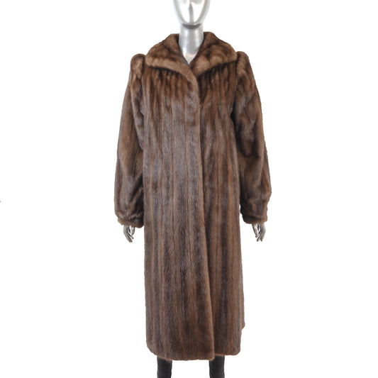 Brown Mink Coat- Size S