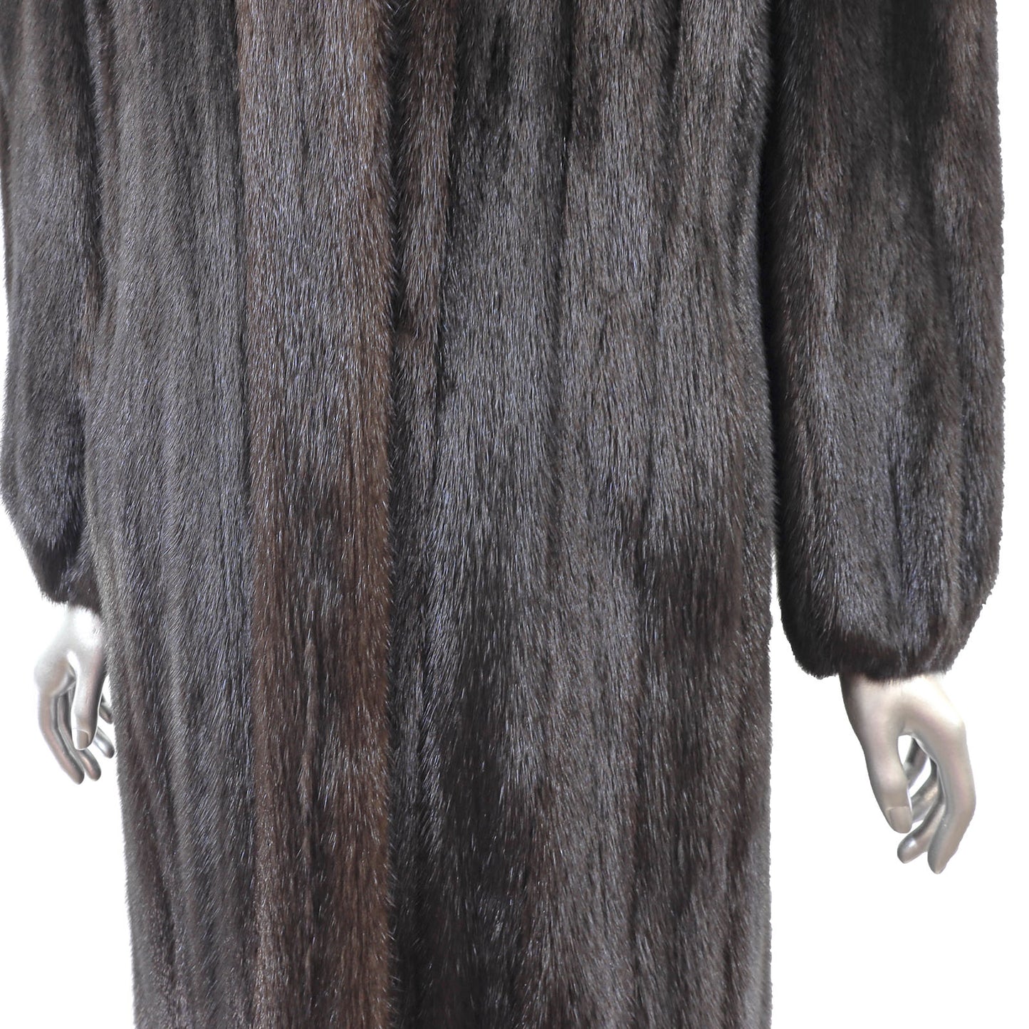 Black Mink Coat- Size M
