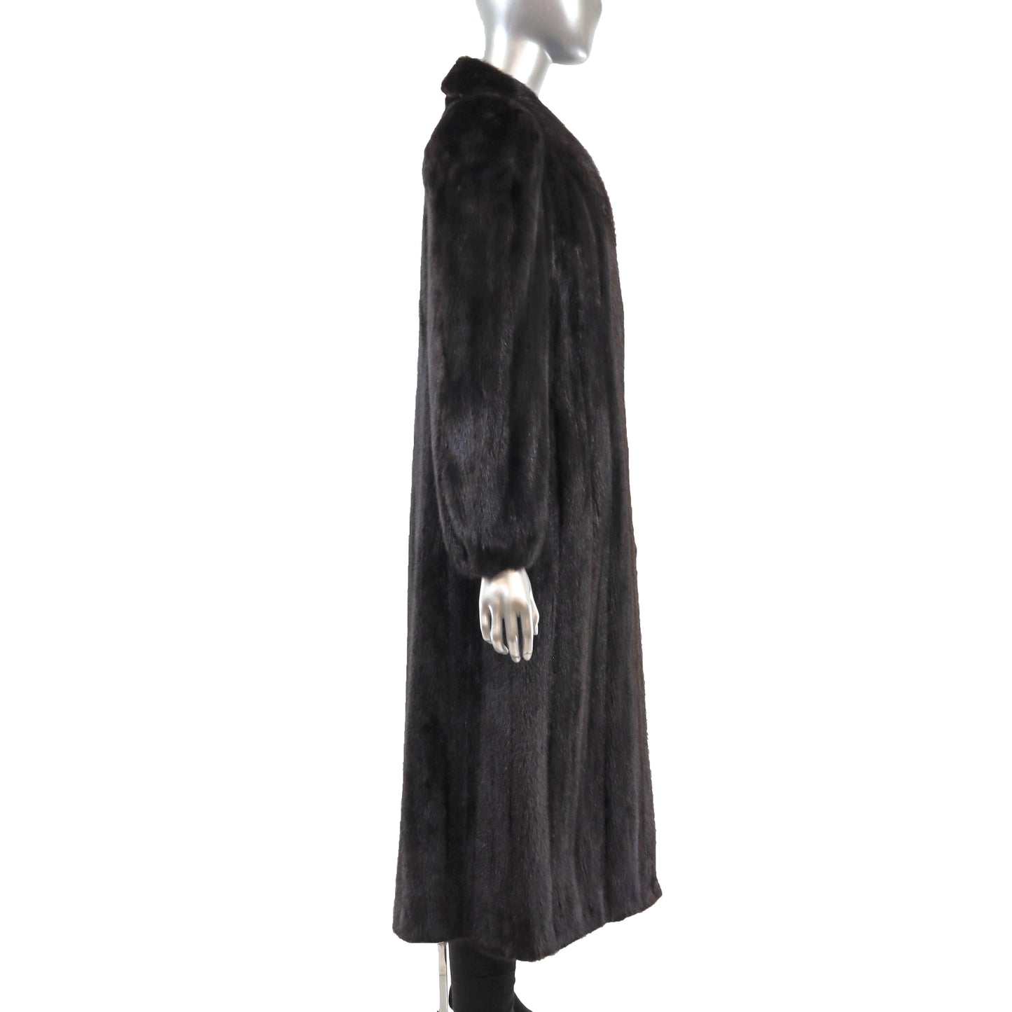 Black Mink Coat- Size M