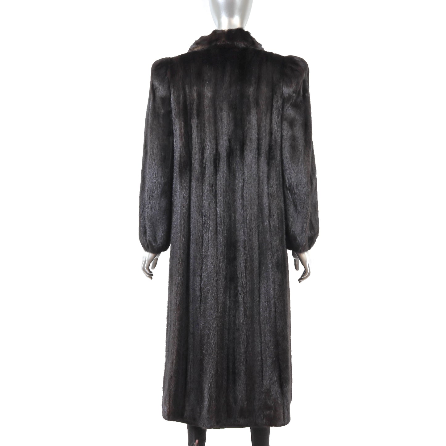 Black Mink Coat- Size M