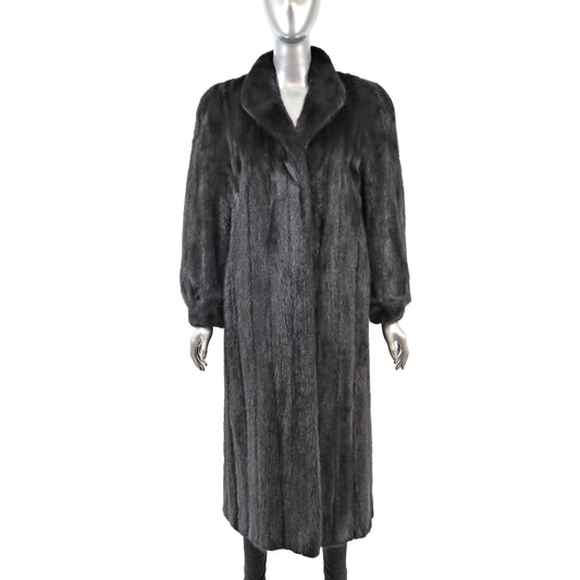 Rosendorf/ Evans Black Mink Coat- Size M
