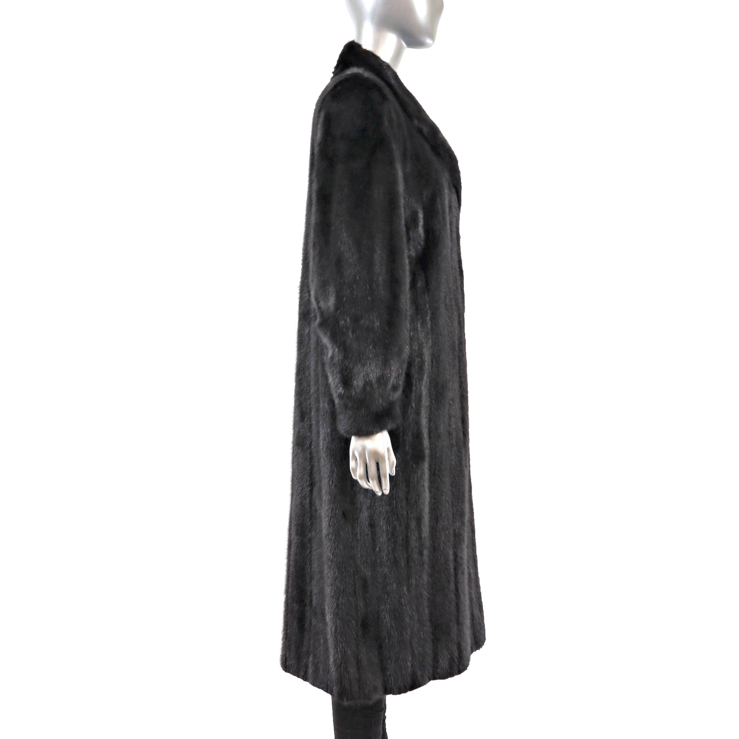 Rosendorf/ Evans Black Mink Coat- Size M