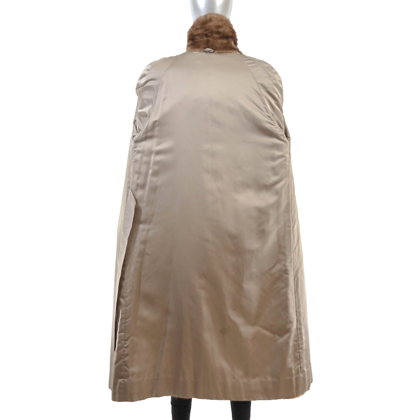 Light Brown Mink Coat- Size S