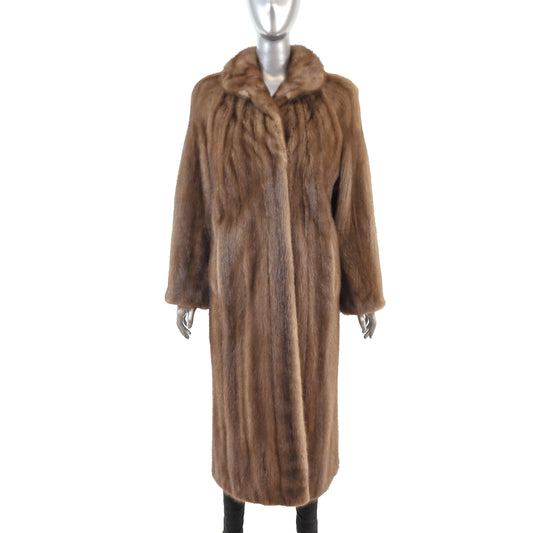 Light Brown Mink Coat- Size S