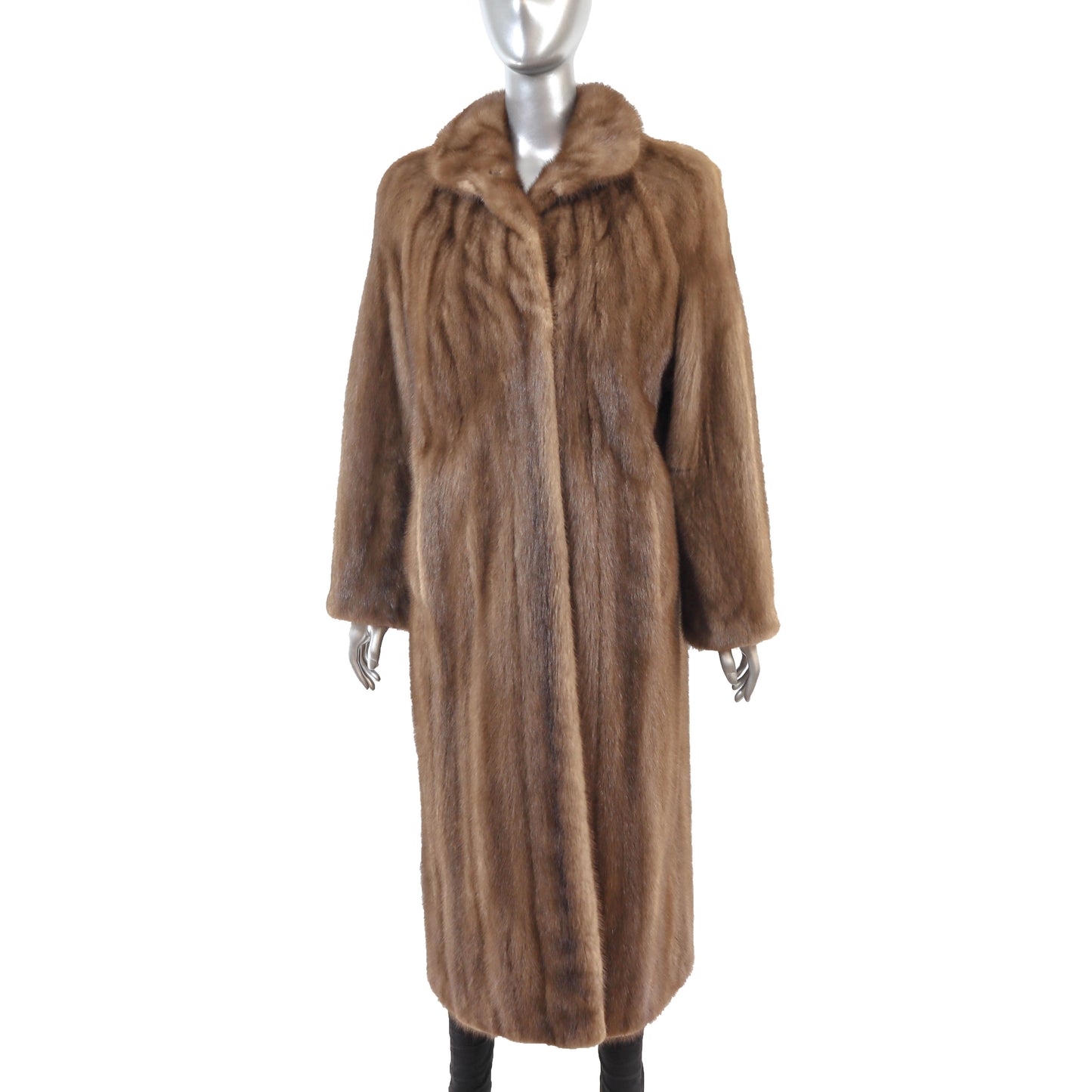 Light Brown Mink Coat- Size S