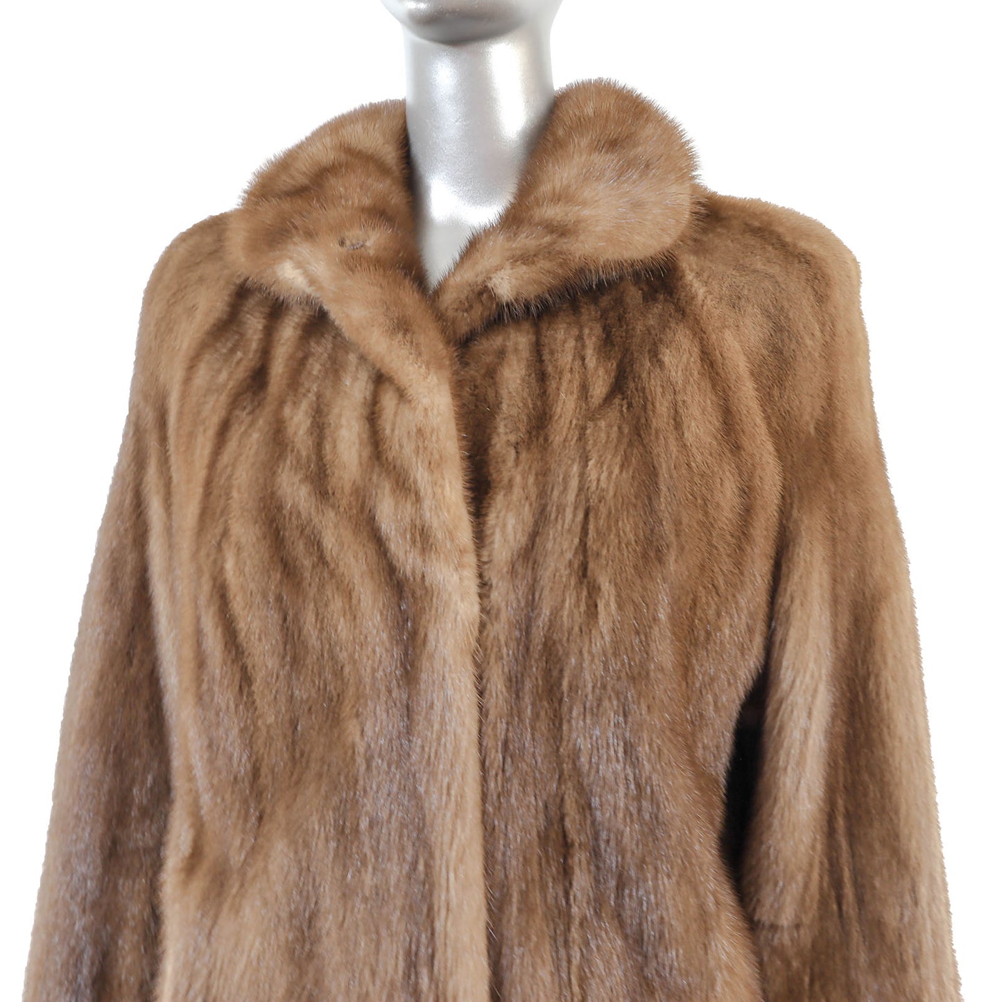 Light Brown Mink Coat- Size S