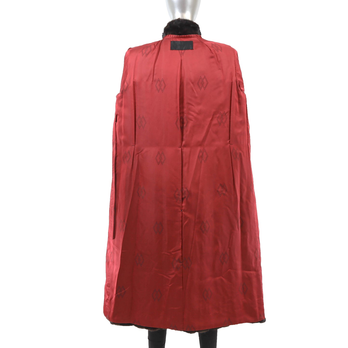 Black Mink Coat- Size M