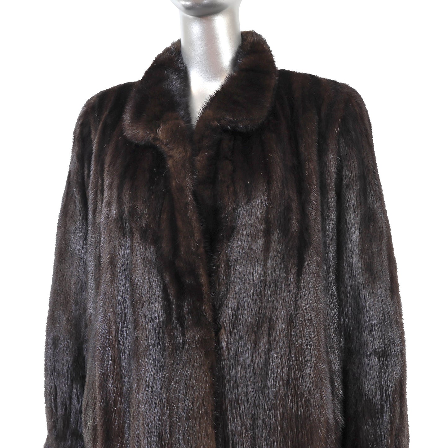 Black Mink Coat- Size M