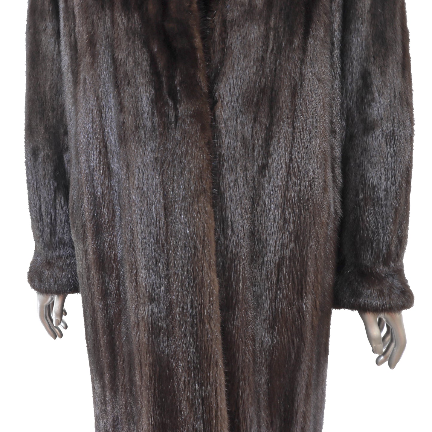 Black Mink Coat- Size M
