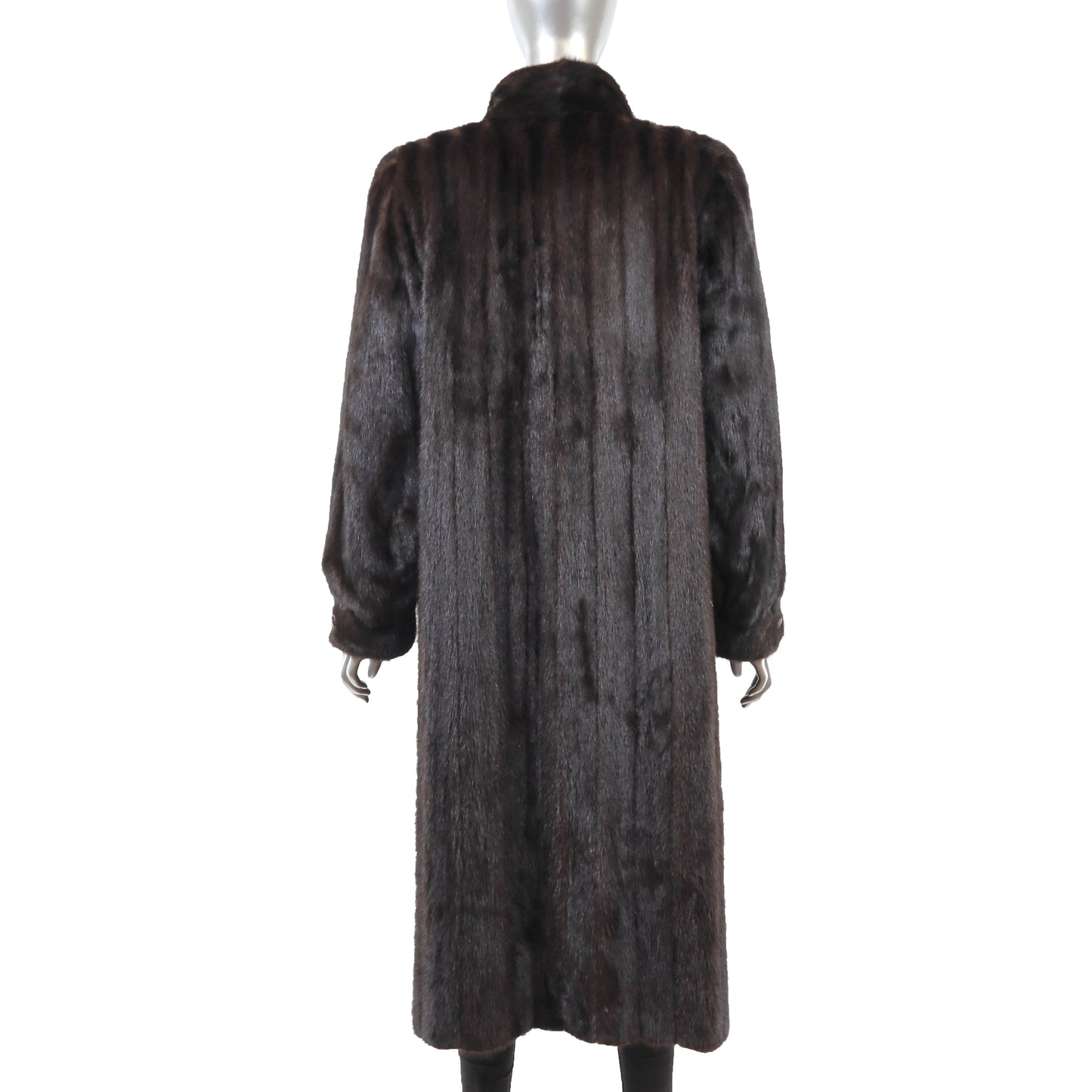 Black Mink Coat- Size M