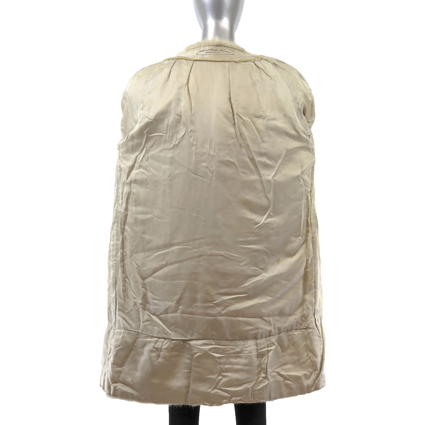 Rosendorf Evans Ivory Mink Coat- Size M