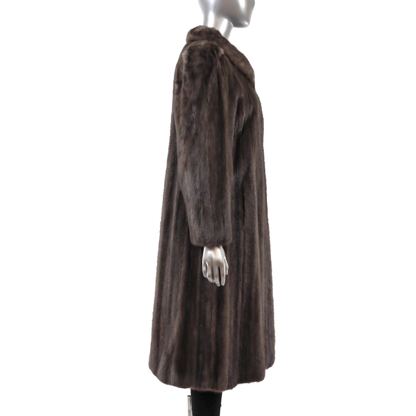 Revillon/ Saks Fifth Avenue Grey Mink Coat- Size M