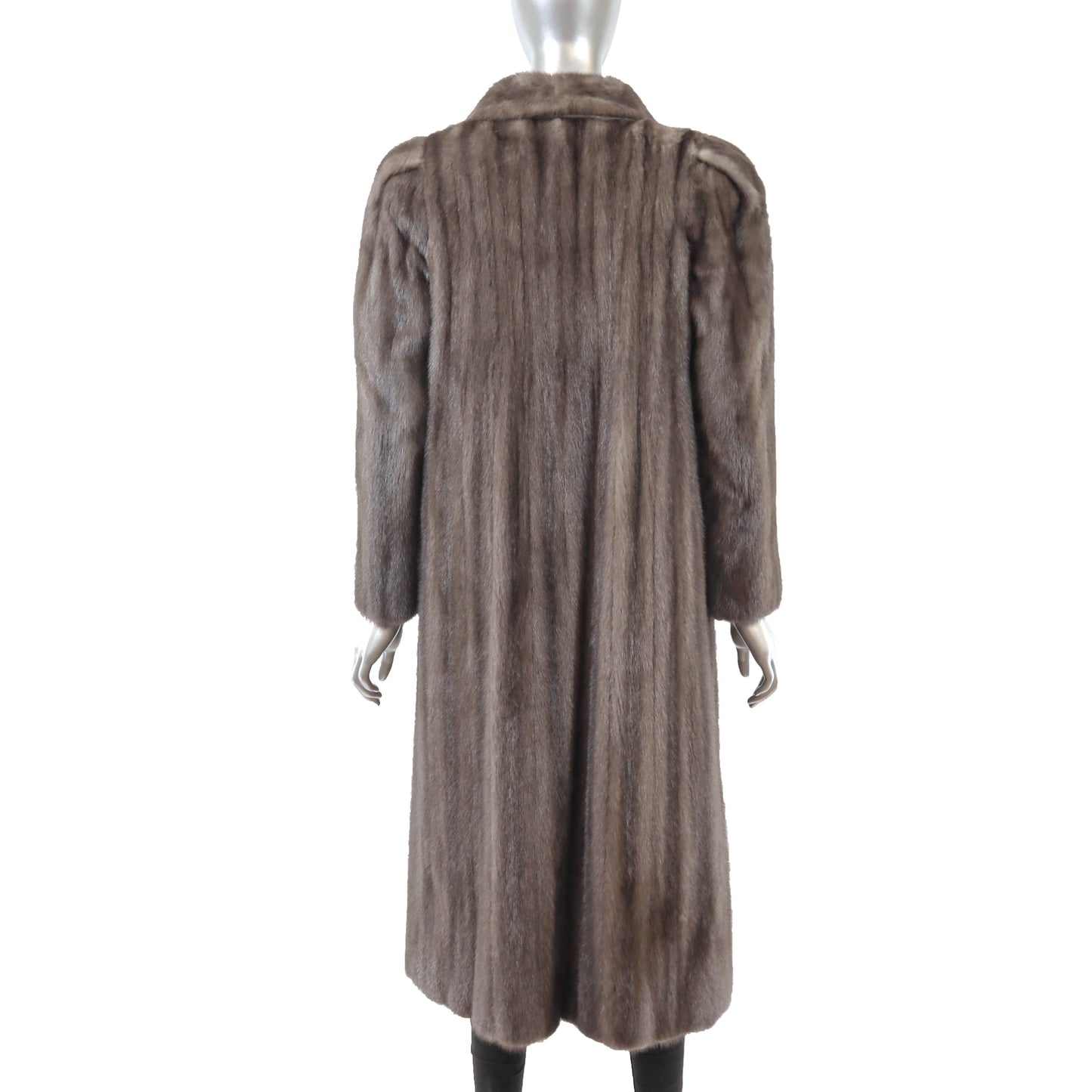 Revillon/ Saks Fifth Avenue Grey Mink Coat- Size M
