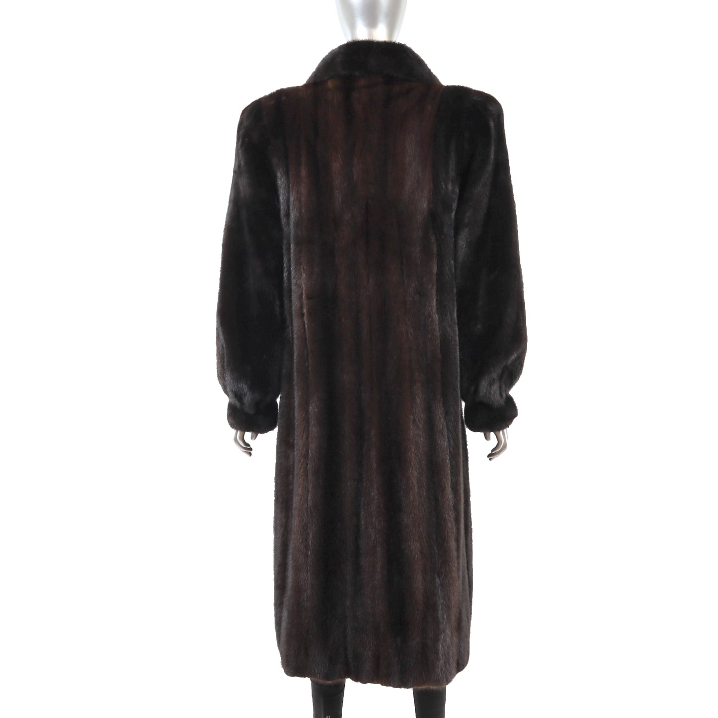 Black Mink Coat- Size M