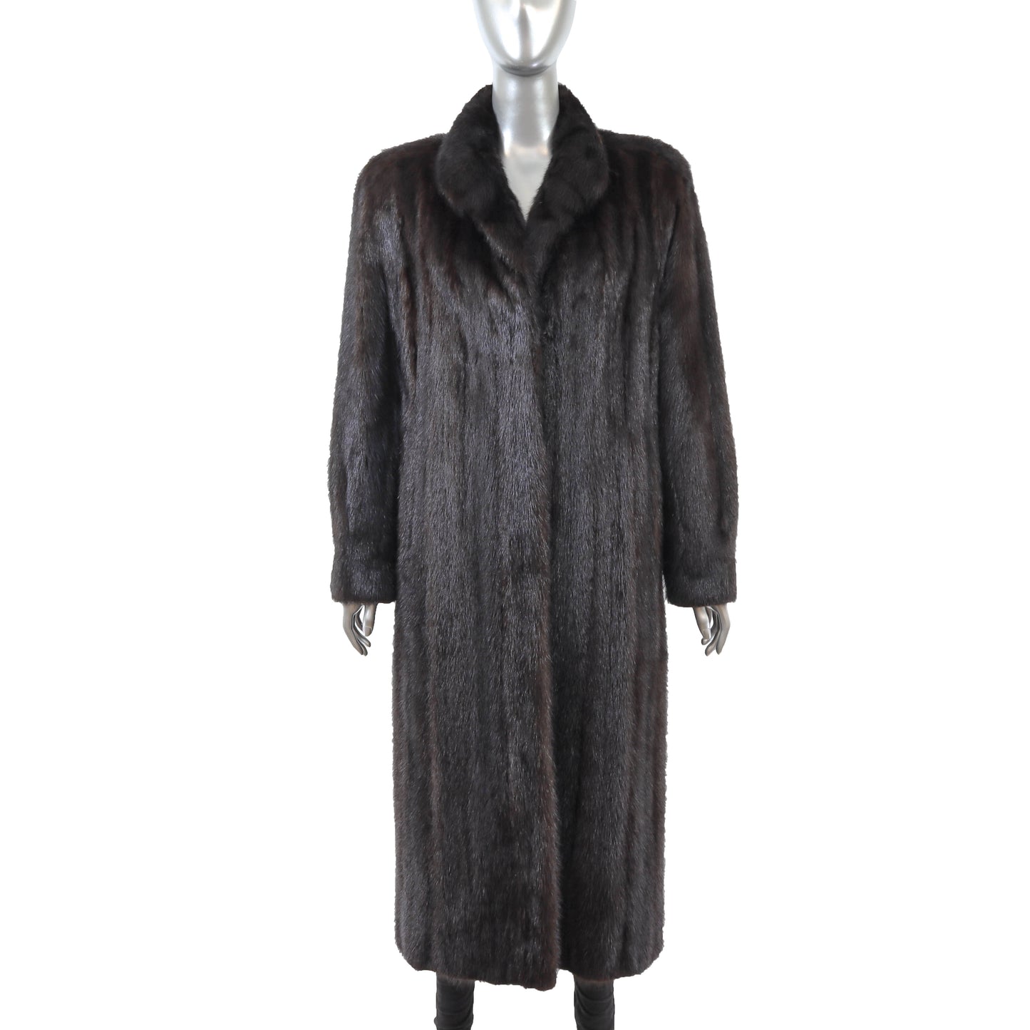 Brown Mink Coat- Size M