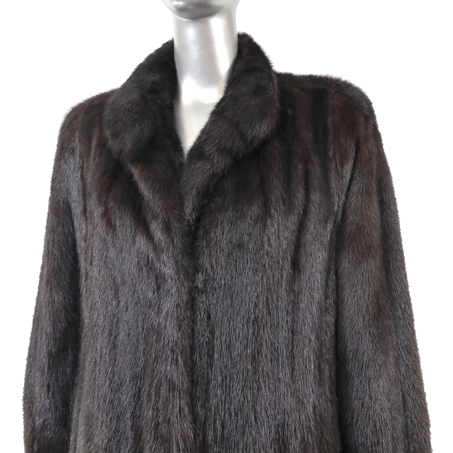 Brown Mink Coat- Size M