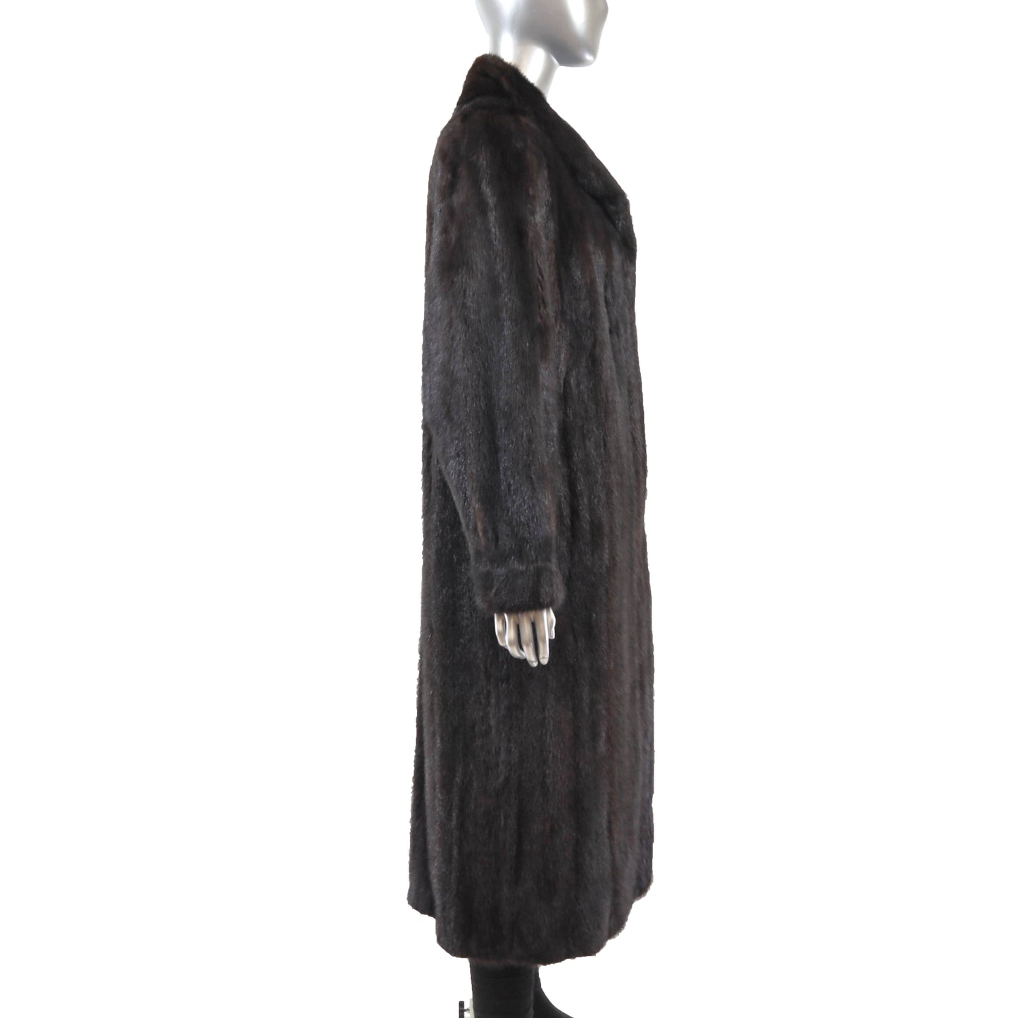 Brown Mink Coat- Size M