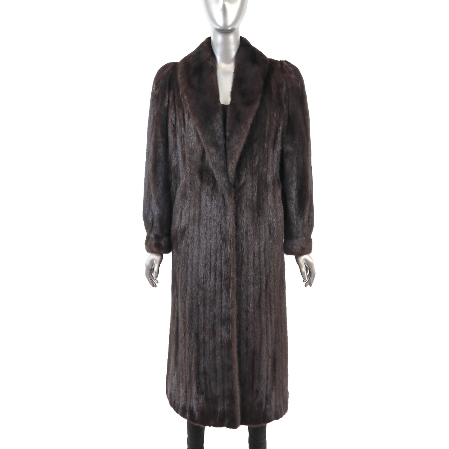 Dark Brown Mink Coat- Size S