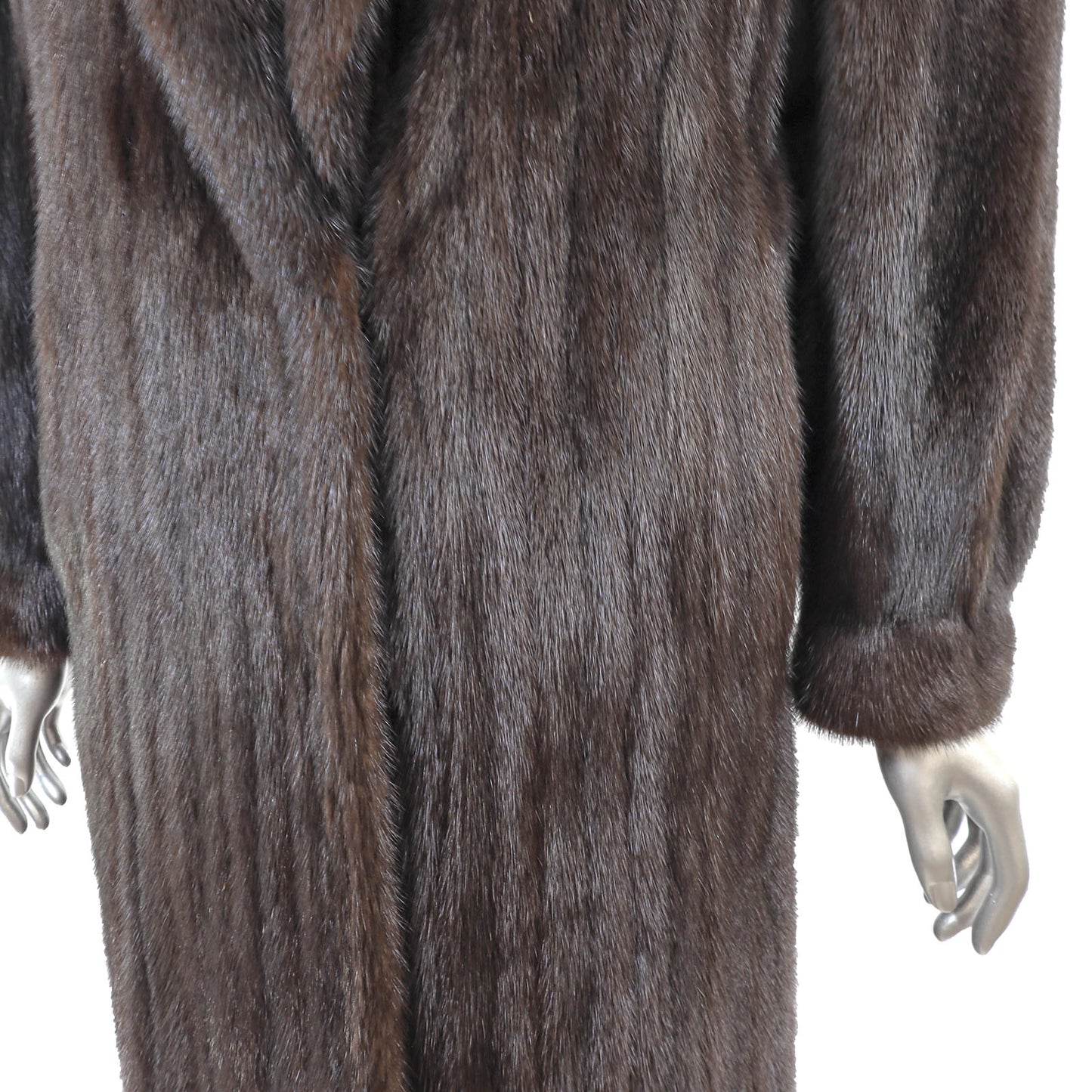 Dark Brown Mink Coat- Size S