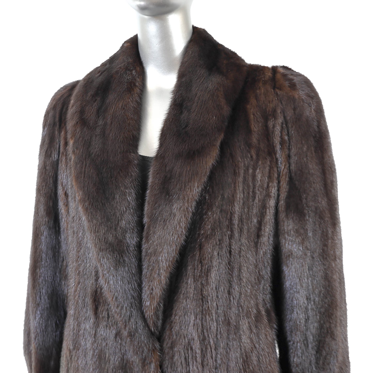 Dark Brown Mink Coat- Size S