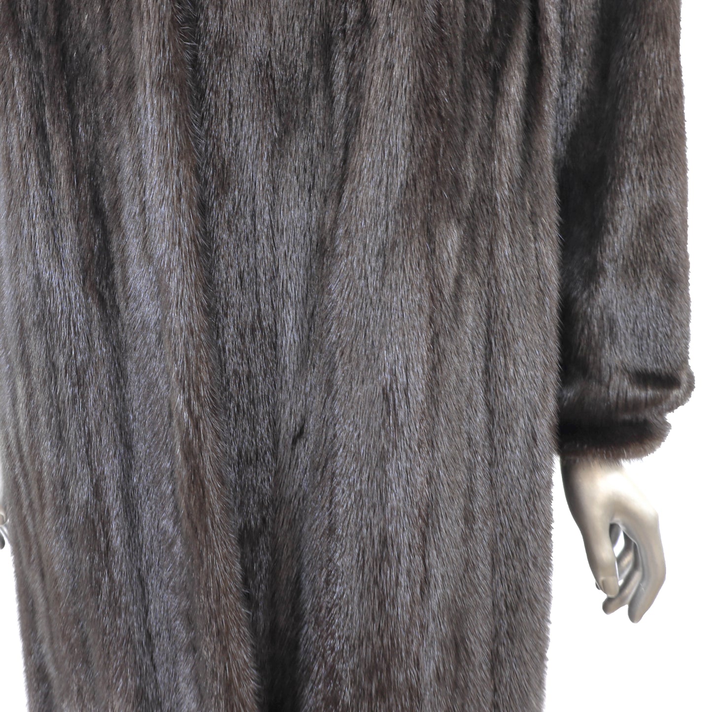 Black Mink Coat- Size M