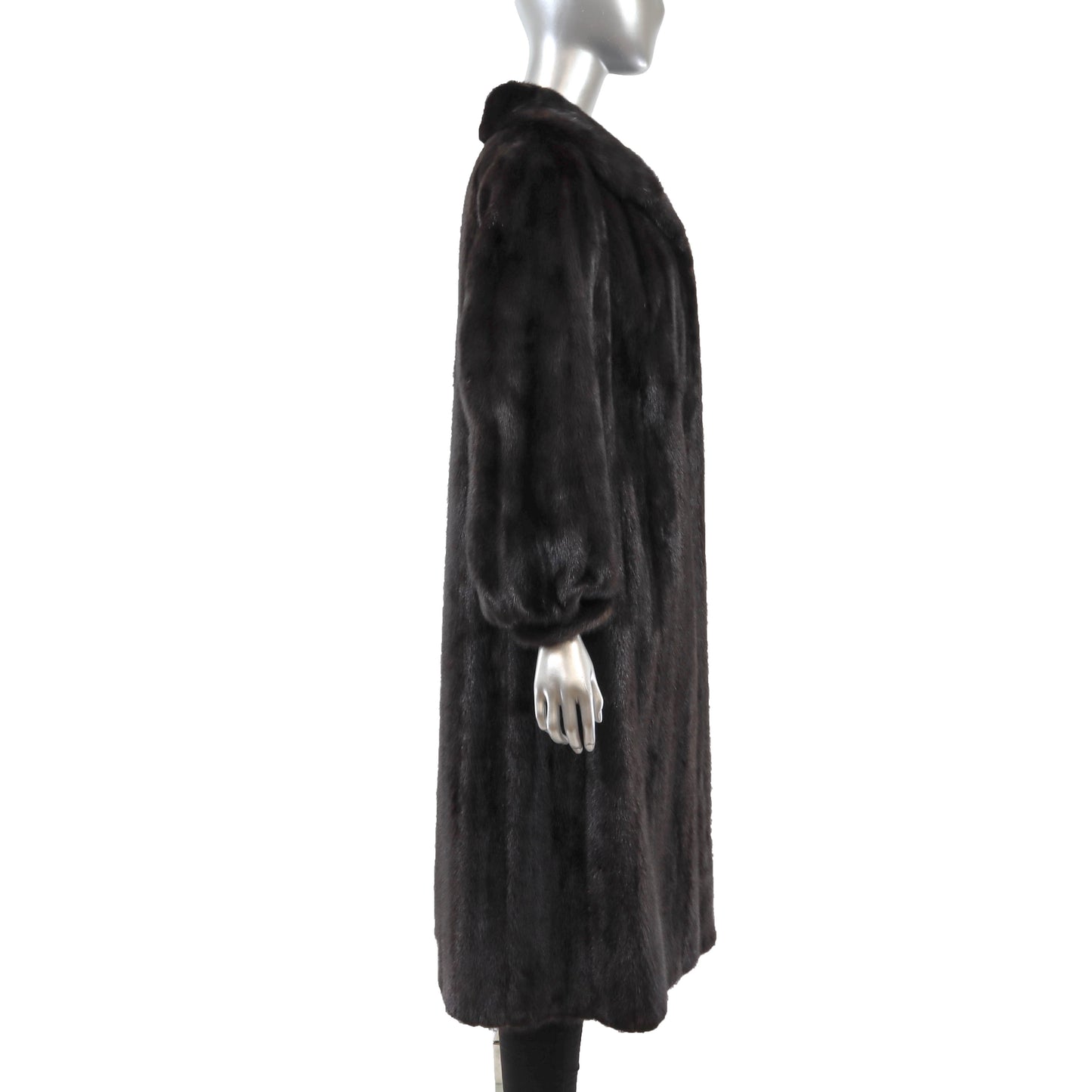 Black Mink Coat- Size M