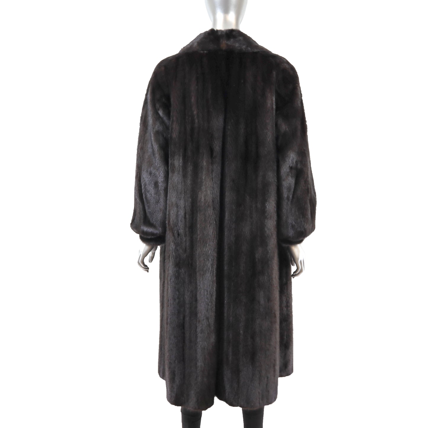 Black Mink Coat- Size M