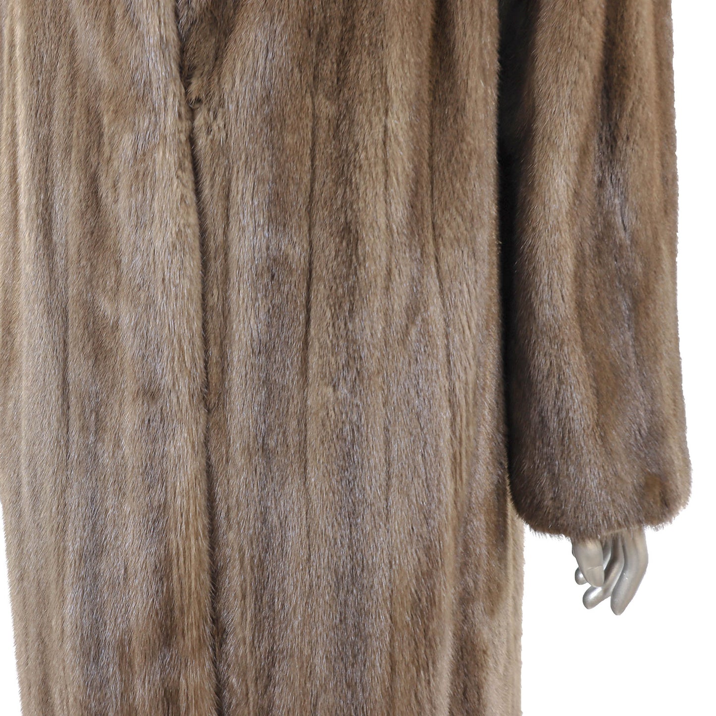 Yves Saint Laurent/ Saks Jandel Brown Reversible Mink Coat- Size XL