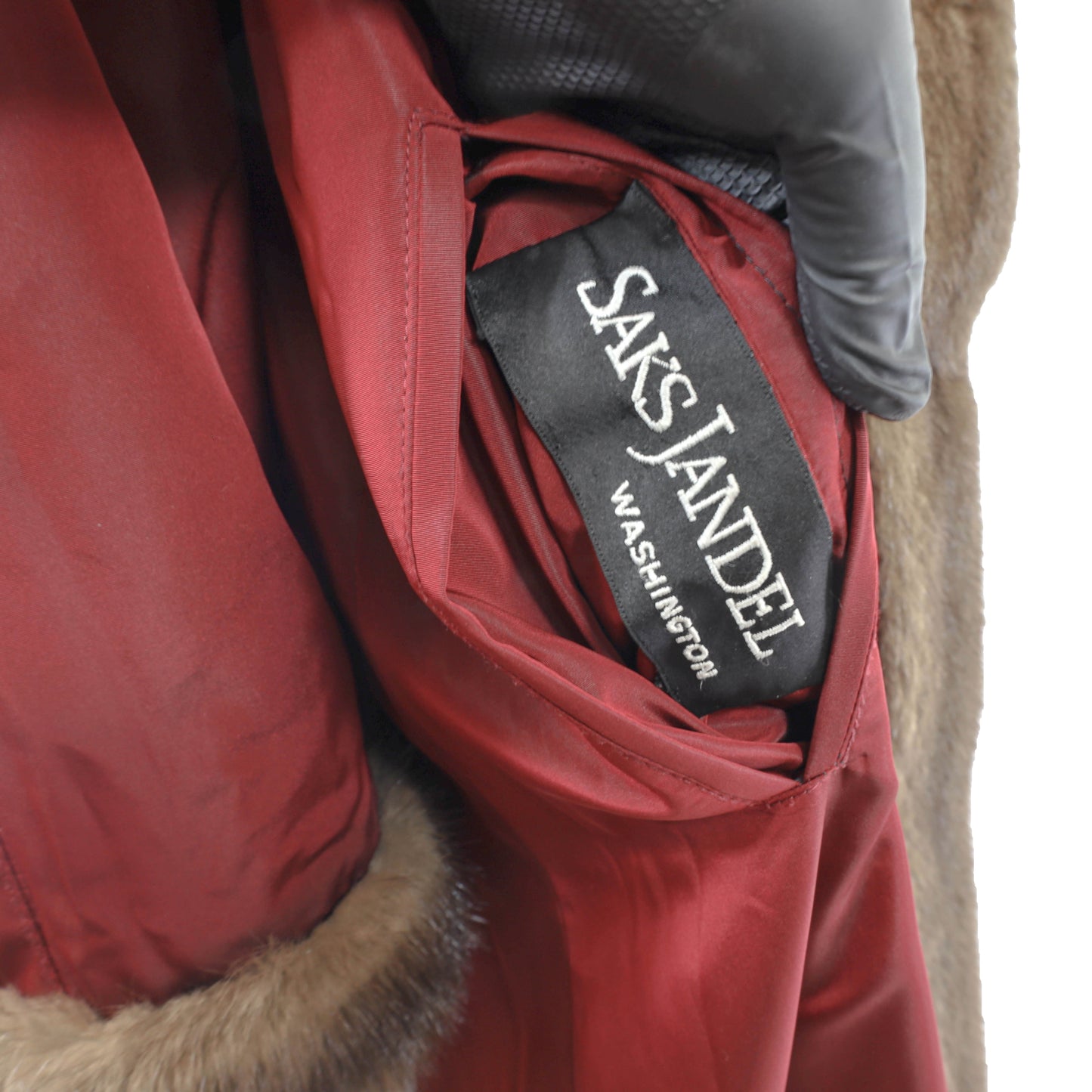 Yves Saint Laurent/ Saks Jandel Brown Reversible Mink Coat- Size XL