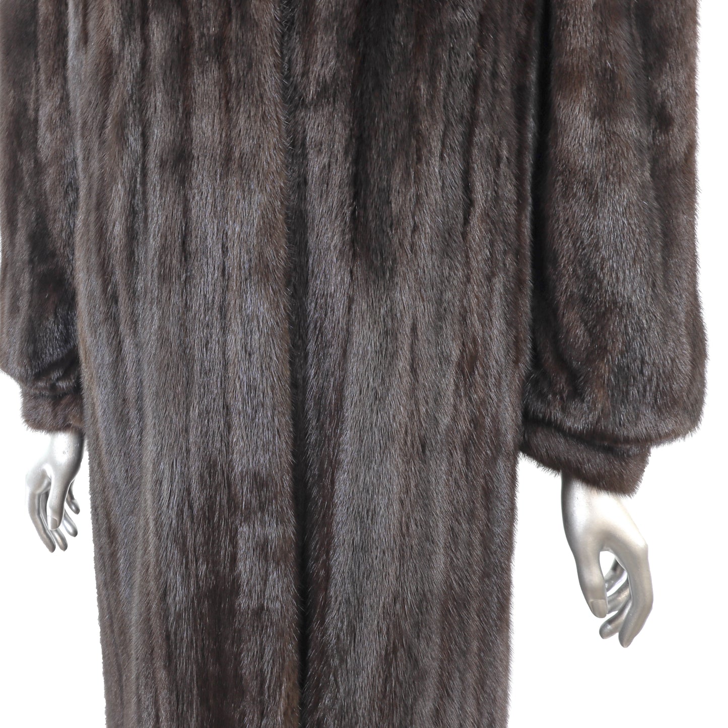 Dark Brown Mink Coat- Size M