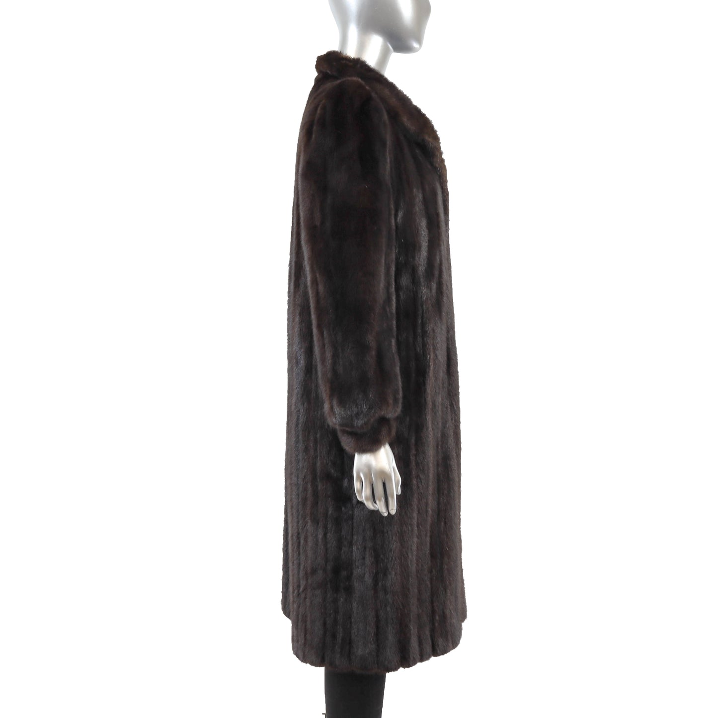 Dark Brown Mink Coat- Size M