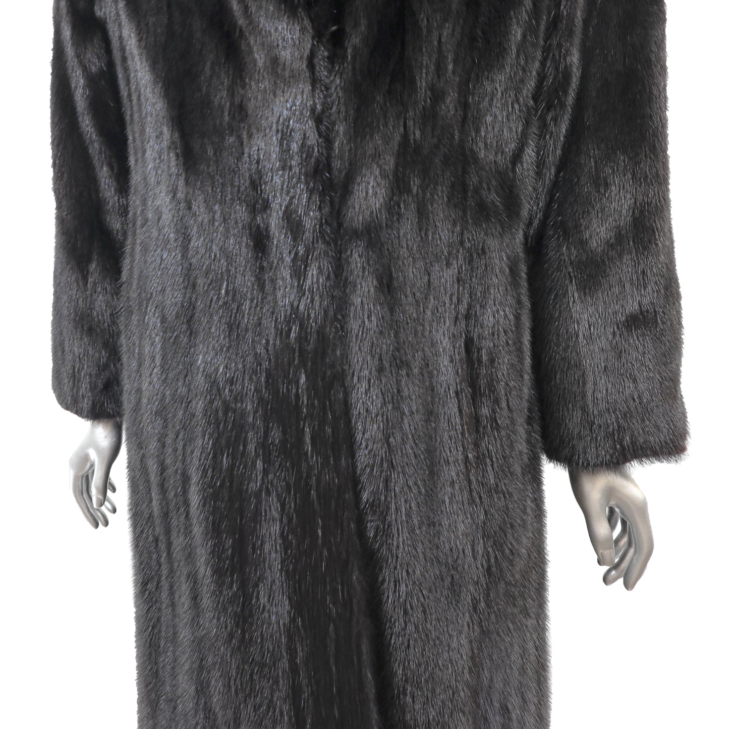 Black Mink Coat- Size S