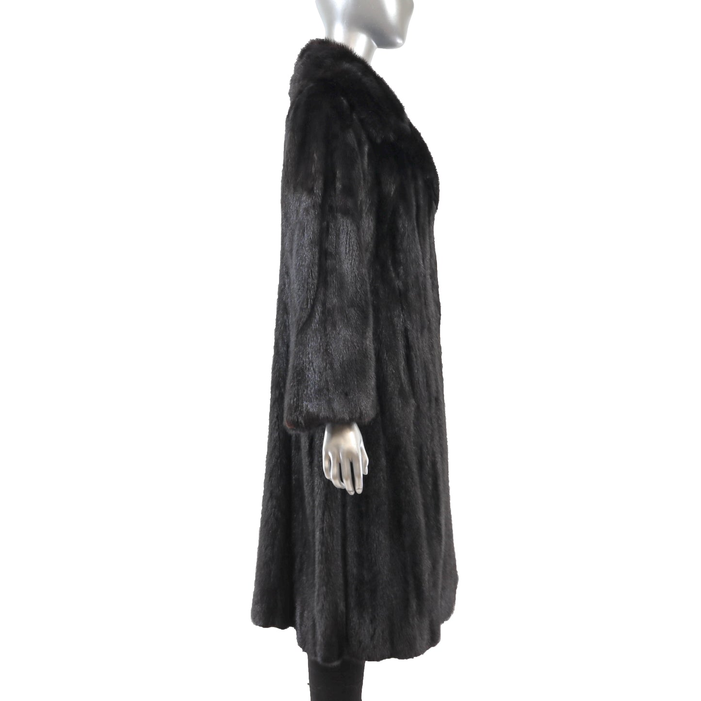 Black Mink Coat- Size S
