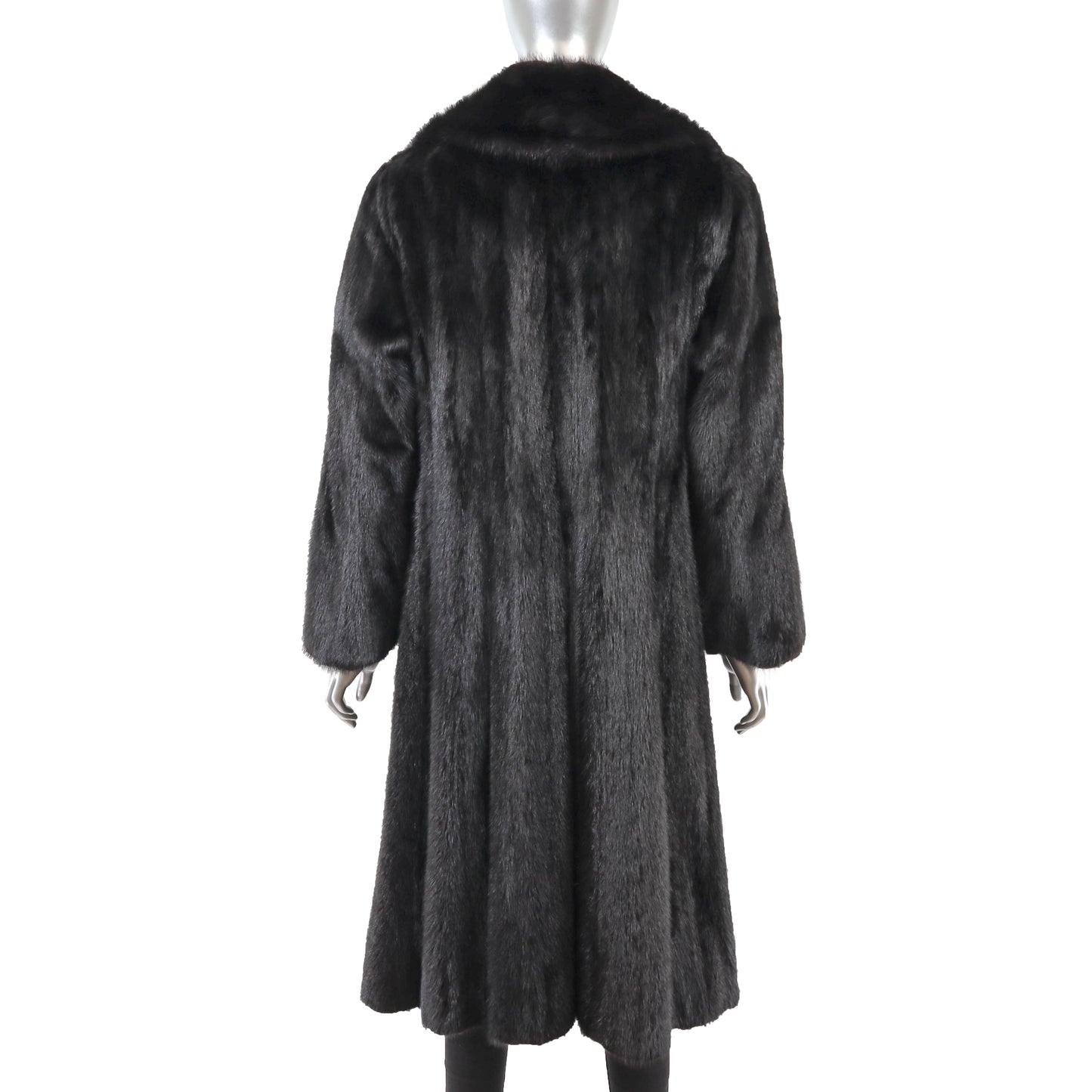 Black Mink Coat- Size S