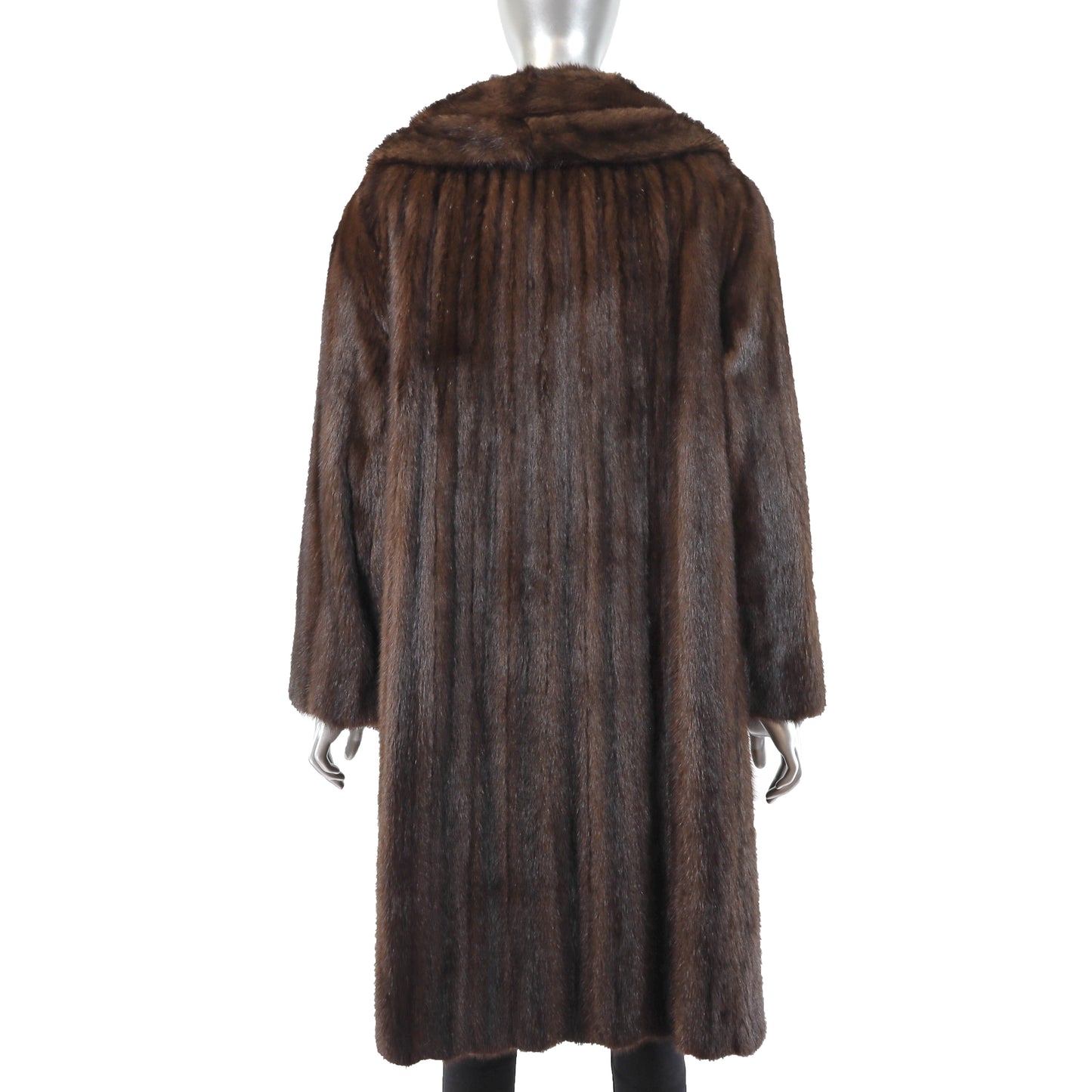 Brown Mink Coat- Size M