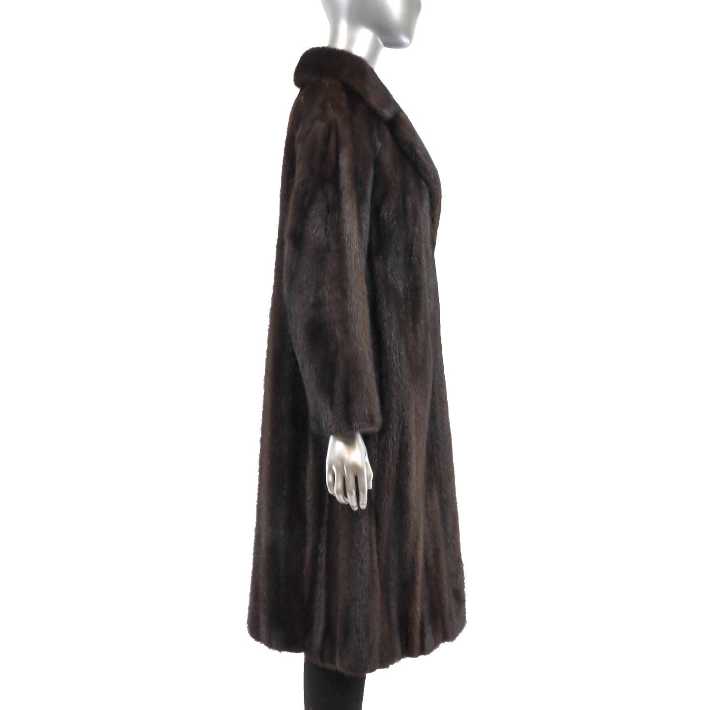 Blackglama Dark Brown Mink Coat- Size M