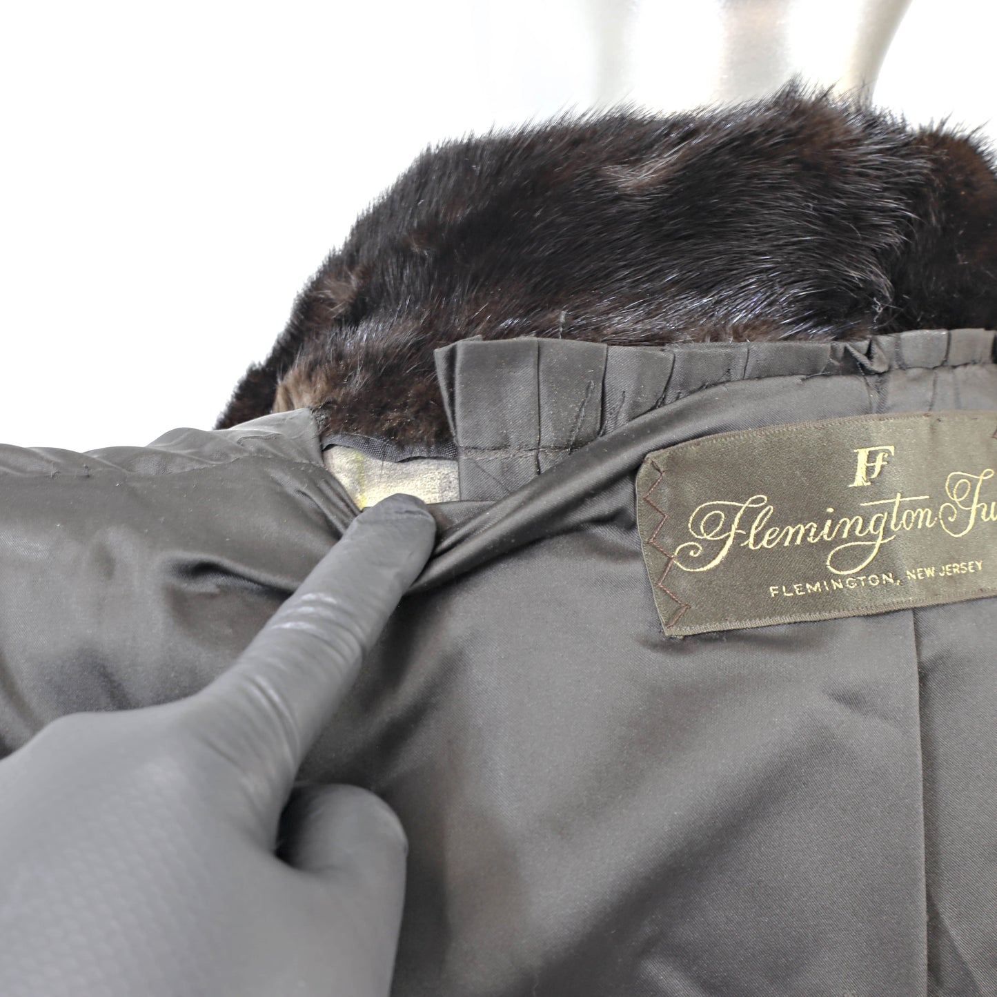 Black Mink Coat- Size L