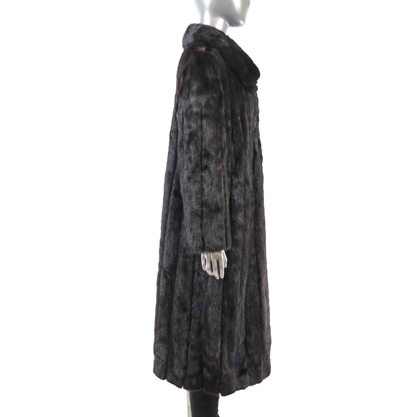 Black Mink Coat- Size L