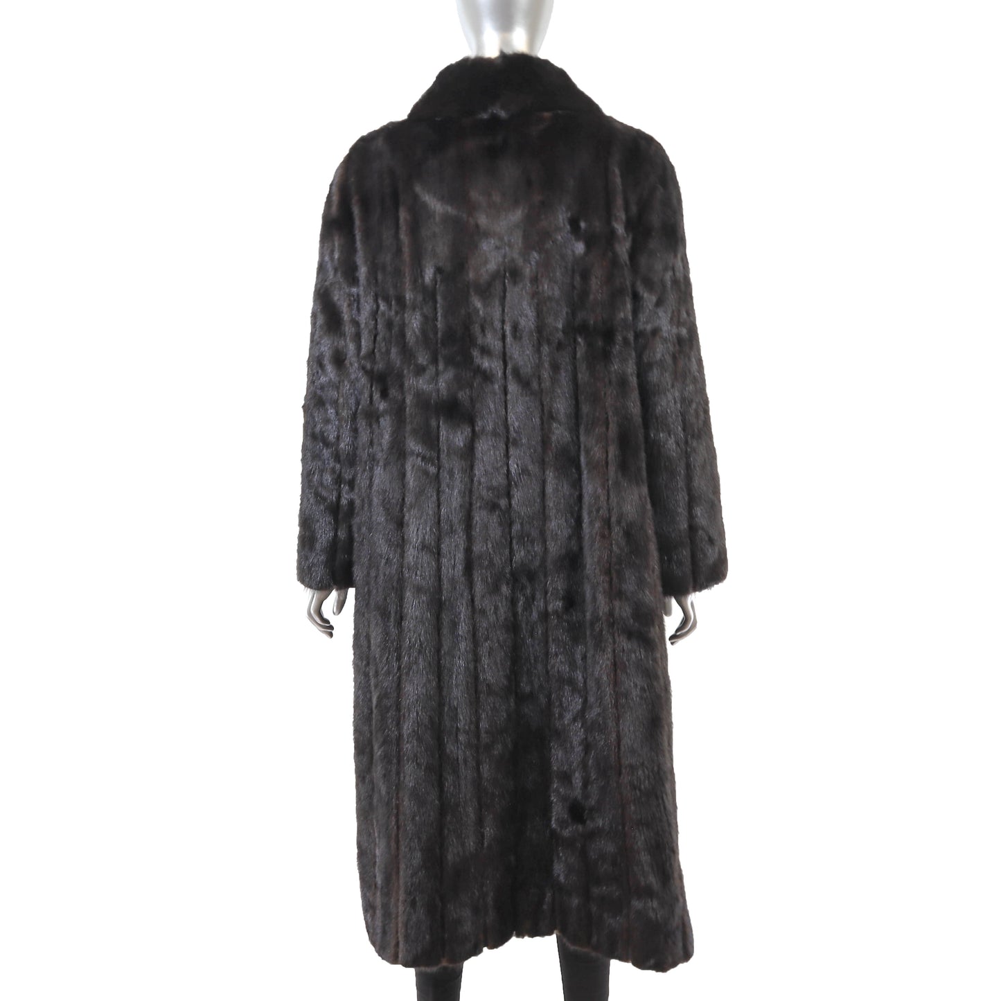Black Mink Coat- Size L