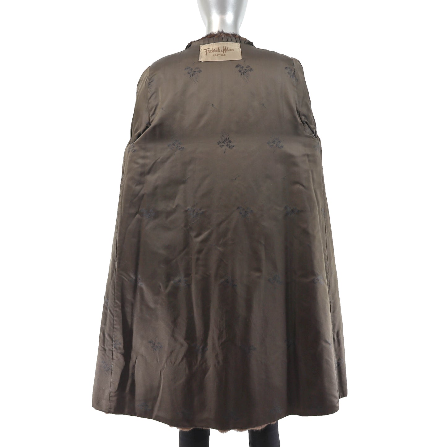 Brown Mink Coat- Size M